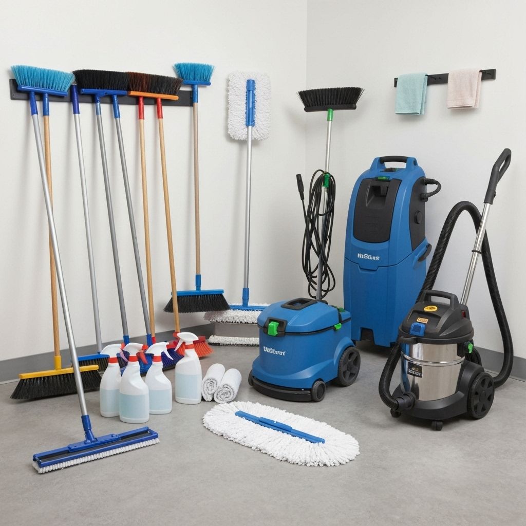 Choisir les bons équipements pour le nettoyage professionnel